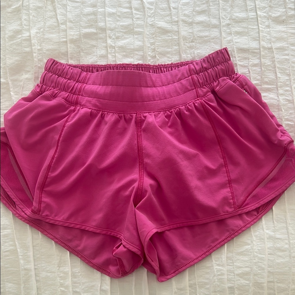 Lululemon Athletica Pink Athletic Shorts Lightweight Performance
